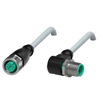 倍加福/P+F 连接缆线，带屏蔽，V1-W-5M-PUR-ABG-V1-G 售卖规格：1个