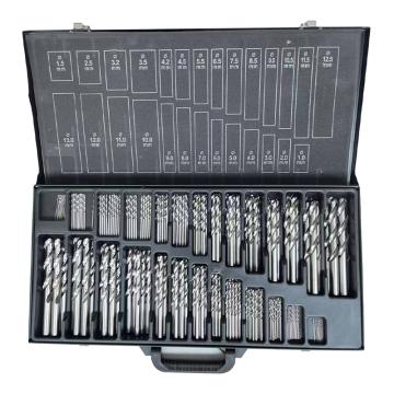 捷夫 200件套高速鋼全磨制鉆頭套裝，200件套銀白色 售賣規(guī)格：200支/套
