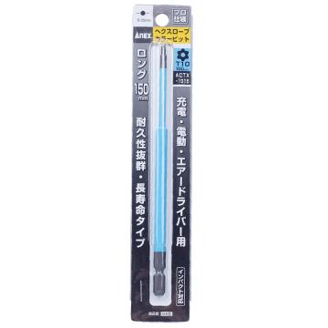 安力士牌 Anex ACTX-1015 中孔梅花星形彩色批头，T10X150mm 售卖规格：1支