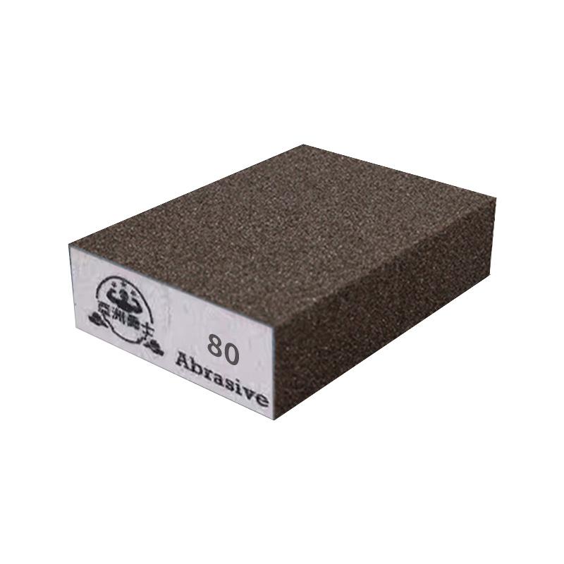 亚洲勇士 YZYS-A02系列双面灰色海绵砂块，灰色 80目100*70*25mm 250块 售卖规格：250块/箱