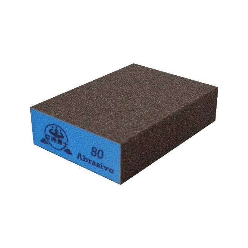 亚洲勇士 YZYS-A01系列双面蓝色海绵砂块，80目100*70*25mm 250块 售卖规格：250块/箱