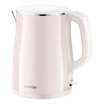 苏泊尔/SUPOR 电水壶，SW-15S03A 颜色粉色,重1.37kg,容量1.5L,电压220V~50Hz 售卖规格：1台