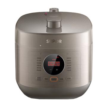 苏泊尔/SUPOR 电压力锅，SY-60FC26 颜色钛金色,重7.45kg,容量6L,电压220V~50Hz 售卖规格：1台