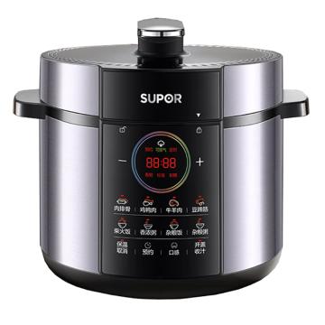 苏泊尔/SUPOR 电压力锅，SY-60YC688 颜色暮云紫,重6.3kg,容量6L,电压220V~50Hz 售卖规格：1台