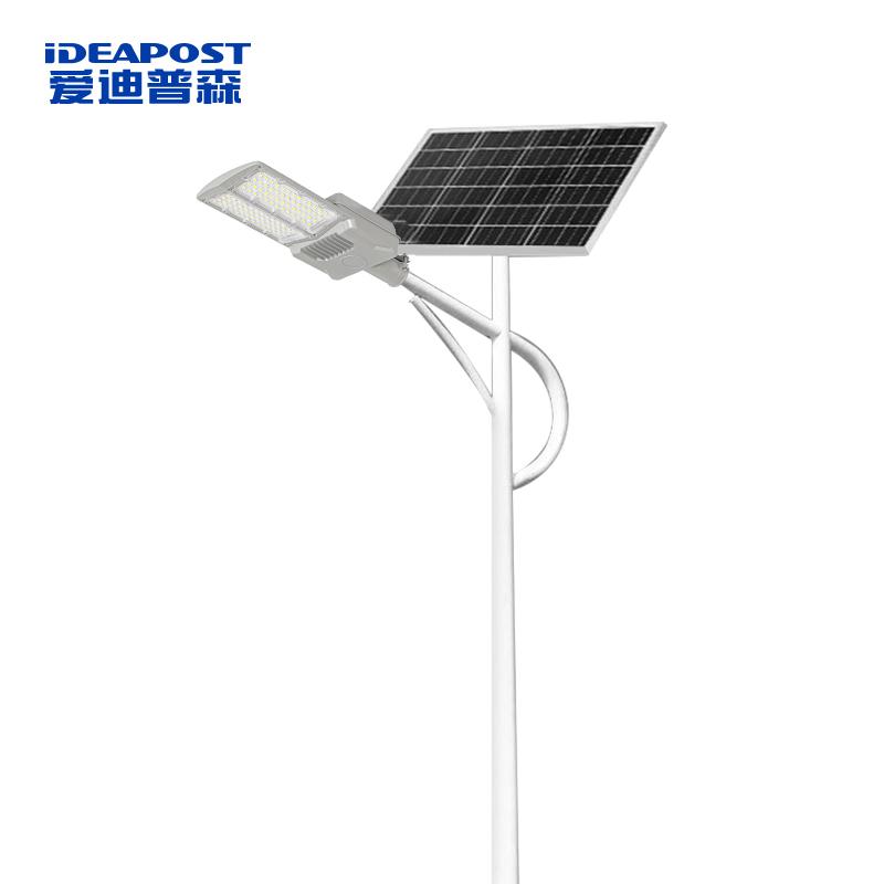愛迪普森 戶外太陽能路燈，AL-3550 6米海螺桿 6米海螺燈桿+太陽能路燈頭,100W燈珠,6V,35W太陽能板，配地籠預(yù)埋件 售賣規(guī)格：1套