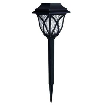 功成狮 太阳能灯户外庭院灯 HFTYNHWD-01 方盖款 白光 12×12×44cm 个，GOHF0790 售卖规格：1个