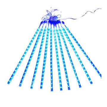 功成狮 流星雨彩灯 HFTYNLXYCD04 蓝光 遥控太阳能款500mm 10件/套 套，GOHF0997 售卖规格：1套
