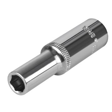 长城精工 3/8"(10mm）系列公制六角长套筒，524016 16mm 售卖规格：1个