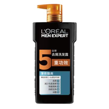 欧莱雅/LOREAL 男士去屑洗发露，薄荷酷爽700ml新 售卖规格：1瓶