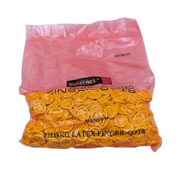 和微 防静电黄色指套，M码，500g/包，1060只/包 售卖规格：1包