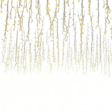 功成獅 LED冰條彩燈 YS-042 暖色 10m長 0.3m高下垂40條120燈 平齊款 個，GOHF0965 售賣規(guī)格：1個