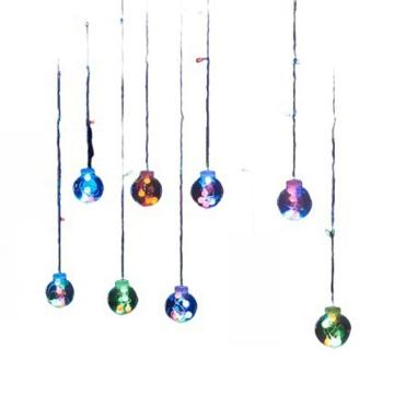 功成狮 led小彩灯 HFXCD-01 彩色许愿球 长3.5m 下垂12个 插电款 个，GOHF0835 售卖规格：1个