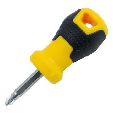 得力 两用螺丝批6/PH2x38mm铬钒钢(黄)，DL636002 售卖规格：1支