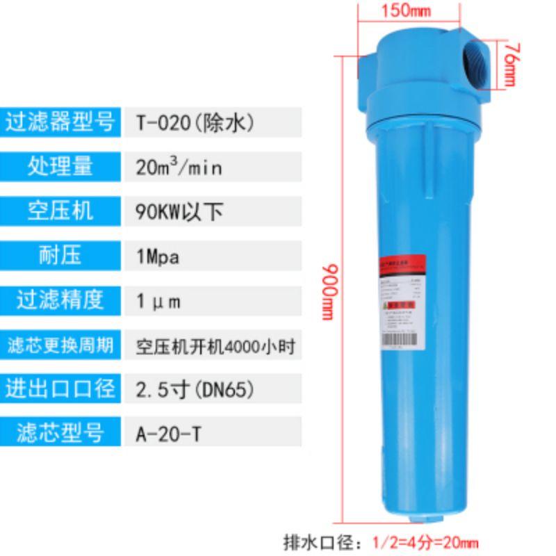 星浙氣動(dòng) 015QPS系列T級(jí)精密過濾器，T-020 售賣規(guī)格：1套