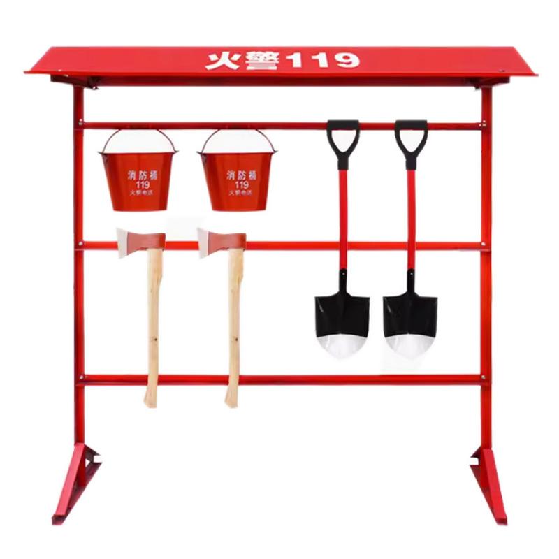 月桐 消防工具架7件套，YT-LXF13 空架×1+铲×2+桶×2+斧×2 7件/套 售卖规格：7件/套
