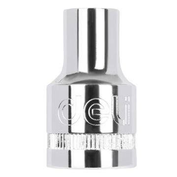 得力 12.5mm系列六角套筒，银，10mm，DQ4010 售卖规格：1个