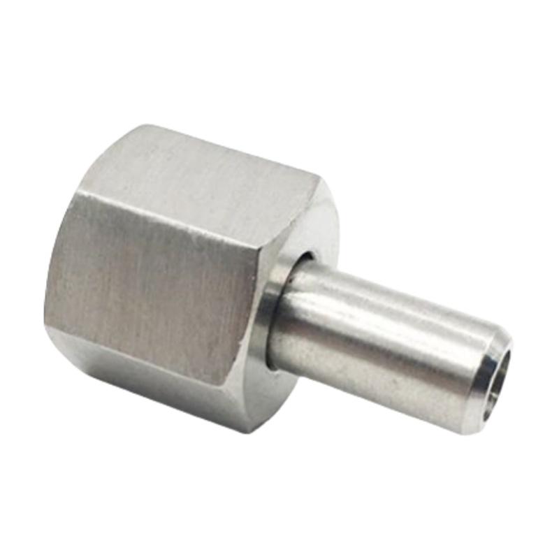 谦华智科 304不锈钢压力表内丝螺纹对焊式活接头，NSHJ-M24*1.5-20:内丝M24*1.5-焊管外径20mm 售卖规格：1个