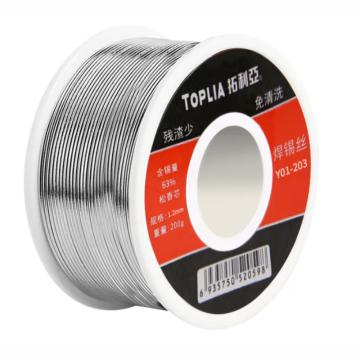 拓利亚 1.2mm卷式焊锡丝卷式焊锡丝 1.2mm*200g ，焊锡量：63%，Y01-203 售卖规格：1卷
