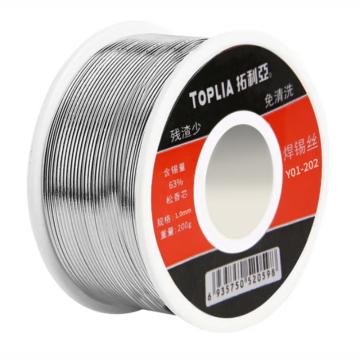 拓利亚 1.0mm卷式焊锡丝卷式焊锡丝 1.0mm*200g，焊锡量：63%，Y01-202 售卖规格：1卷