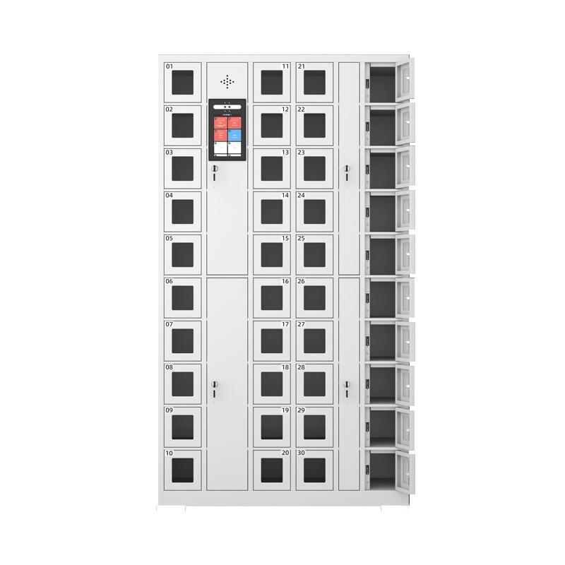京圖尚冠 智能手機(jī)柜，TD531 40門人臉識別灰白色1000*300*1800mm 售賣規(guī)格：1臺