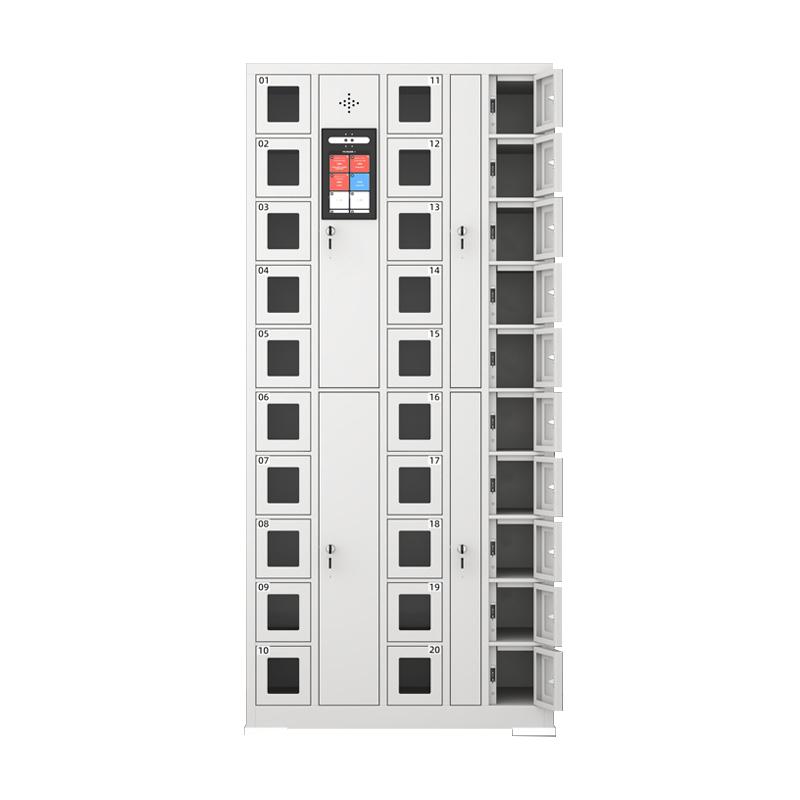 京圖尚冠 智能手機(jī)柜，TD530 30門人臉識別灰白色830*300*1800mm 售賣規(guī)格：1臺