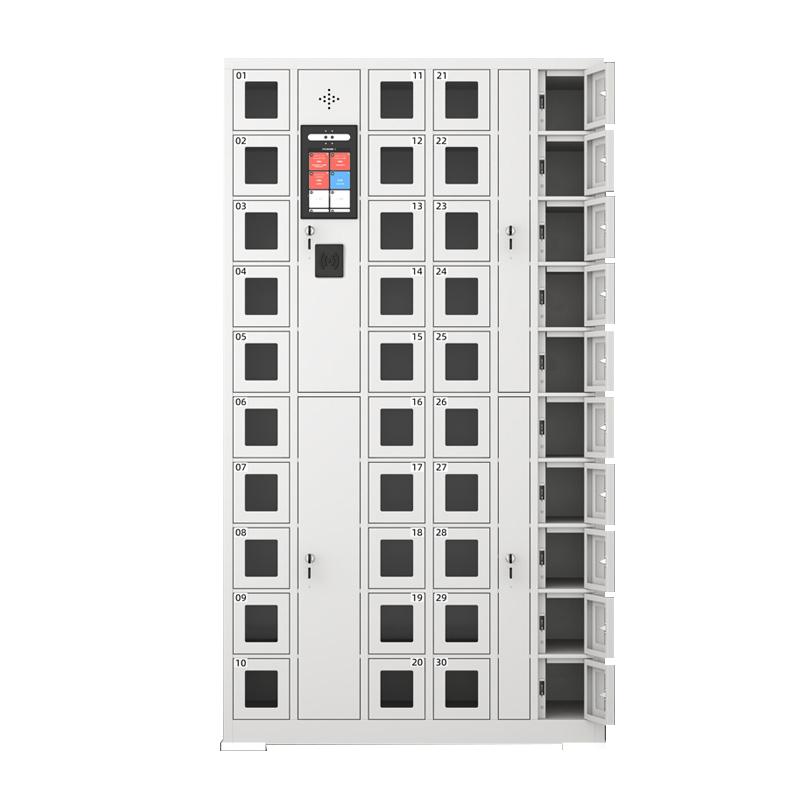 京圖尚冠 智能手機(jī)柜，TD579 40門人臉識別+刷卡灰白色1000*300*1800mm 售賣規(guī)格：1臺
