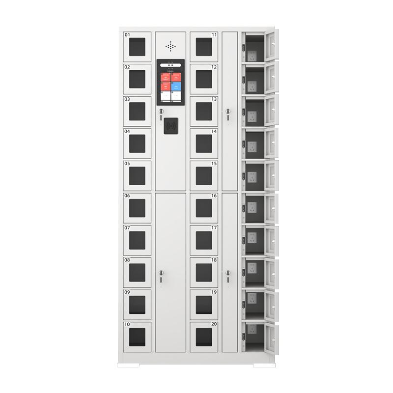 京圖尚冠 智能手機柜，TD586 30門可充電人臉識別+刷卡灰白色830*400*1800mm 售賣規(guī)格：1臺