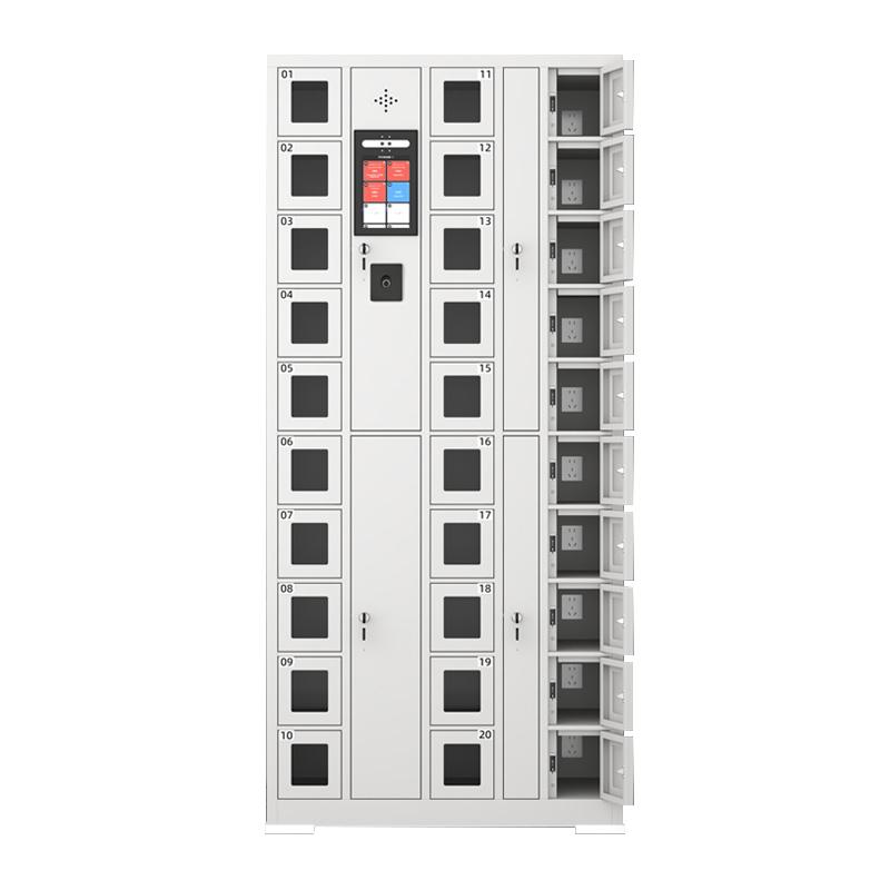 京圖尚冠 智能手機柜，TD562 30門可充電人臉識別+指紋灰白色830*400*1800mm 售賣規(guī)格：1臺