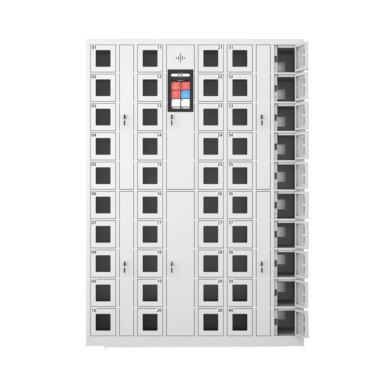 京圖尚冠 智能手機柜，TD540 50門可充電人臉識別灰白色1275*400*1800mm 售賣規(guī)格：1臺