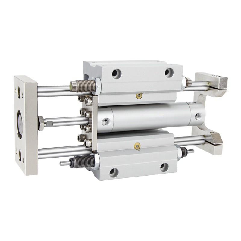 謙華智科 MGGMB系列三軸三桿行程可調(diào)帶導(dǎo)桿氣缸，MGGMB25-400 售賣規(guī)格：1個(gè)