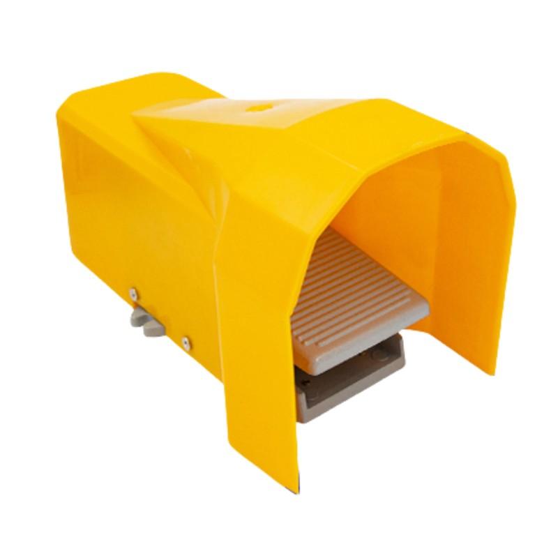 谦华智科 铝合金气动脚踩开关换向控制脚踏阀，4F210-08LG 带锁，二位五通，进出气孔内丝G1/4" 售卖规格：1个