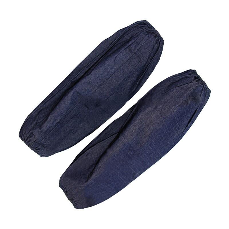 共泰 牛仔布套袖 防污耐脏加厚耐磨袖套，NZB-蓝色 售卖规格：1副