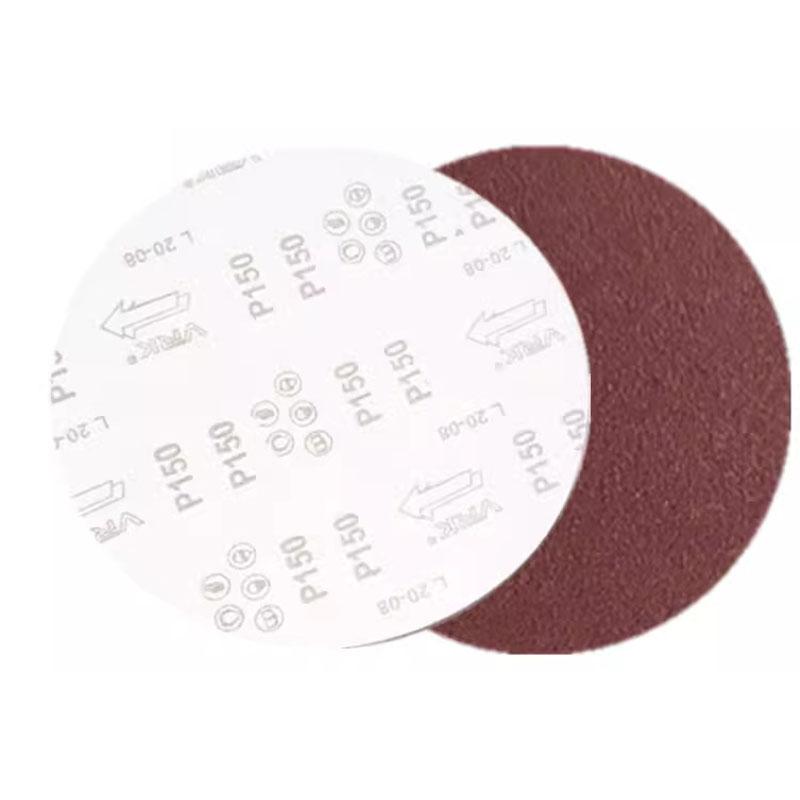 VRK VK-A53系列圆形植绒砂纸，7寸175mm150目100张 售卖规格：100片/盒