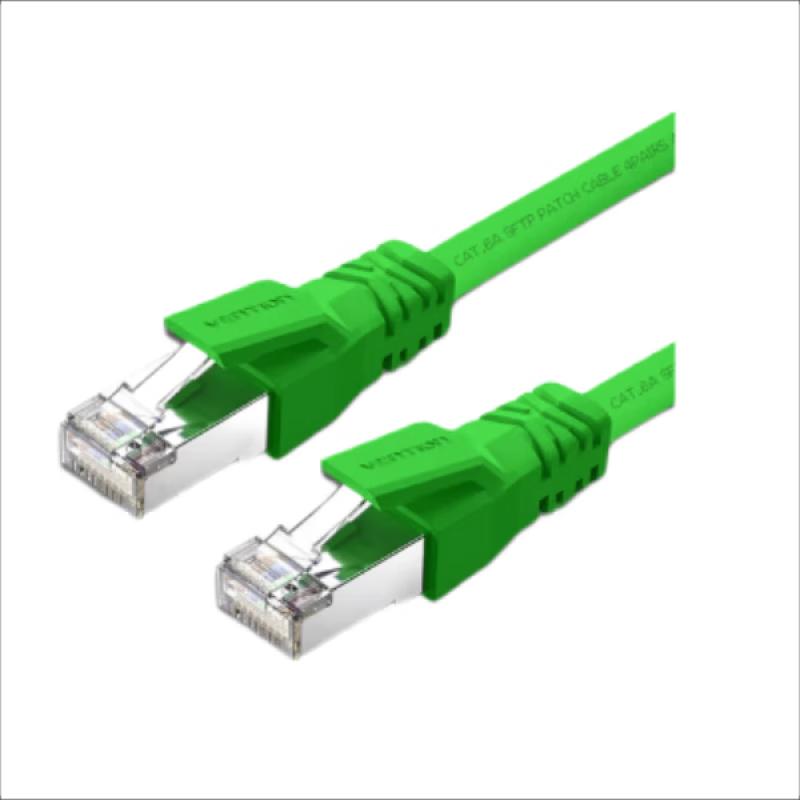 VENTION 威迅 超六類雙屏蔽工業(yè)柔性跳線 1.5米，IBMGG綠色 售賣規(guī)格：1根