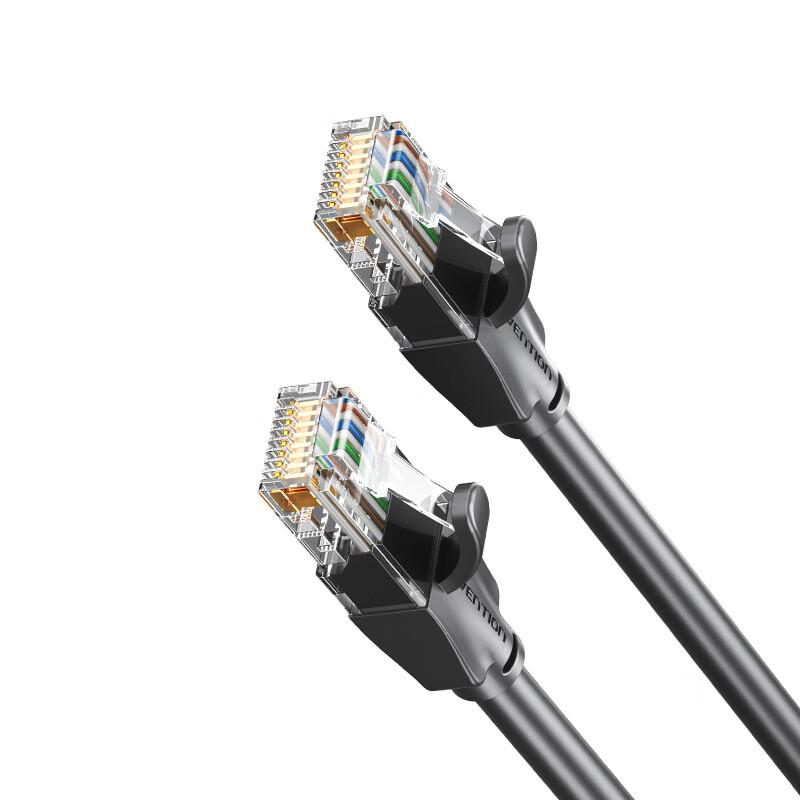 VENTION 威迅 六類非屏蔽網(wǎng)線 25米，IBEBS黑色 售賣規(guī)格：1根