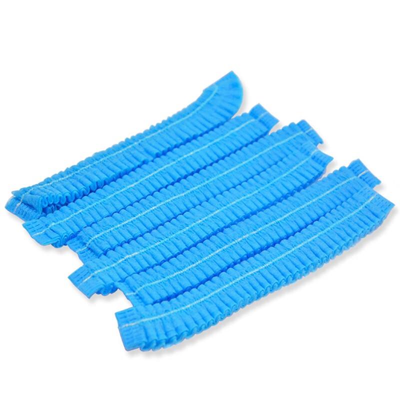 伏興 一次性無紡布條形帽，B1102 雙筋21英寸/藍色 售賣規(guī)格：100只/包