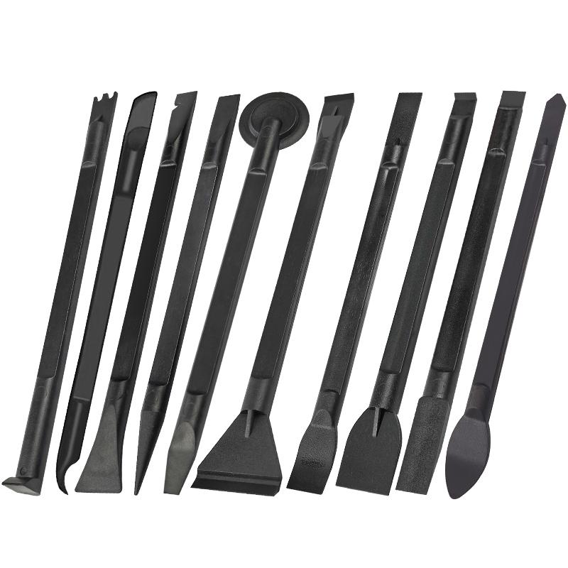 亞潤(rùn) 撬棒工具手機(jī)平板電腦屏幕拆機(jī)維修工具十件套，YR-WEN-TC10 黑色/總長(zhǎng)度140mm 售賣規(guī)格：10支/套