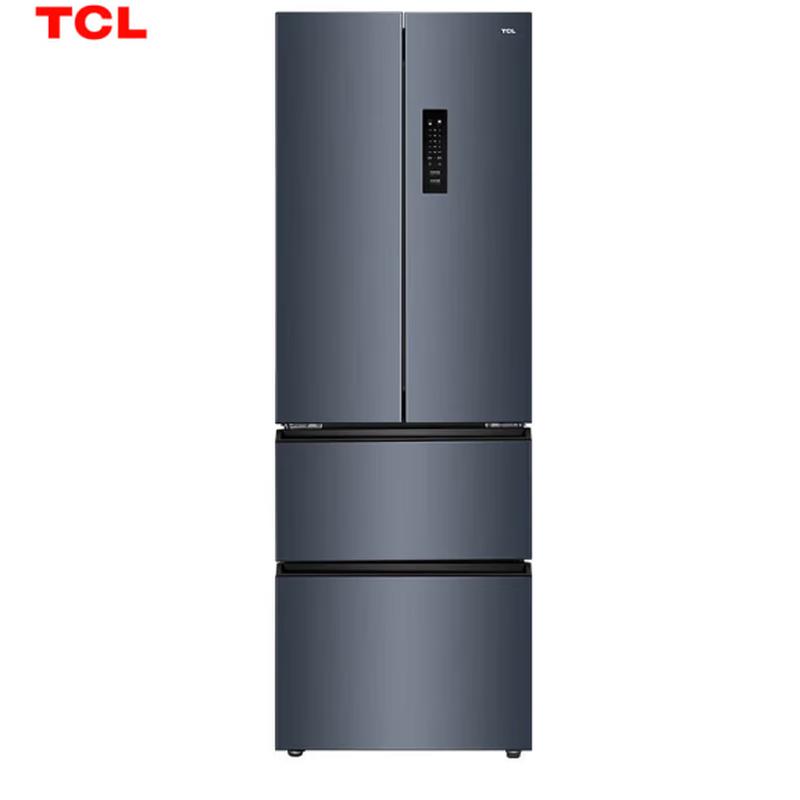 TCL 法式对开冰箱，BCD-320CWP晶岩灰 ，容积320L，1级能效，风冷，变频 售卖规格：1台