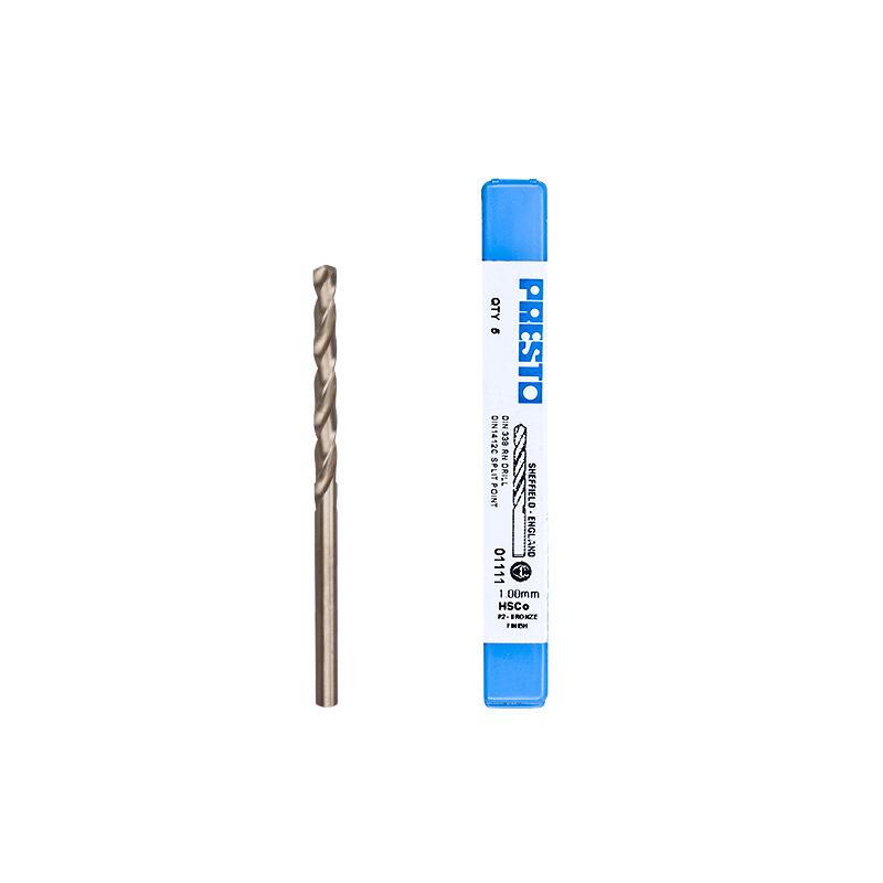 百事通 (PRESTO)含钴高速钢直柄麻花钻2.40mm，011112.4 售卖规格：1支