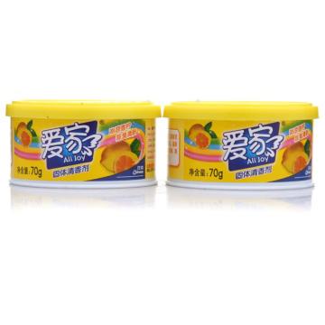 爱家 固体清香剂，爱家 固体清香剂，70g柠檬 x 2盒 售卖规格：1套