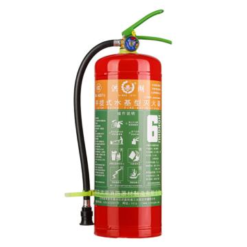 洪湖 手提式水基灭火器6L,(老国标型号MPZ/6停产，新国标型号MS/ABEF6)，MS/ABEF6 售卖规格：1个