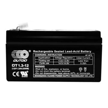 奧特多 蓄電池，OT1.3-12 6-FM-1.3（12V1.3Ah/20HR） 售賣(mài)規(guī)格：1個(gè)
