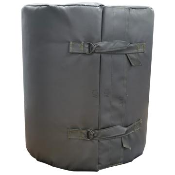 FUS 柔性可拆卸降噪衣，FUS/GJB-100mmLKW-GJB/BZ ，标准硅胶涂层布+100mm洛科威 BMF960岩棉+硅胶涂层布 售卖规格：1平方米