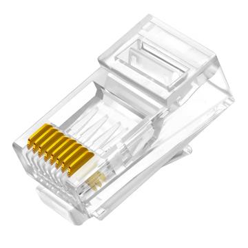 愛譜華頓 超五類屏蔽水晶頭，AP-S-03WP 售賣規(guī)格：100個/盒