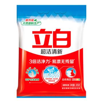 立白/LIBY 洗衣粉，超潔清新245g 售賣規(guī)格：1袋