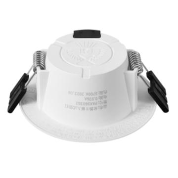 三雄極光 嵌入式筒燈，星韻Ⅱ2.5寸3W 5700K，白光，Ф65-70mm，白色 售賣規(guī)格：1個