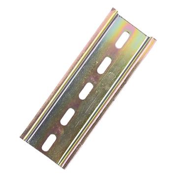 伊萊科 C45鋼制導(dǎo)軌 接線端子斷路器空氣開關(guān)導(dǎo)軌，寬3.5cm*長50cm 鍍五彩 寬3.5cm*長50cm*厚0.8mm 鍍五彩 售賣規(guī)格：0.5米/根