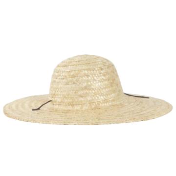 鳴固 農(nóng)用草帽防曬帽工地帽子遮陽帽大檐麥稈草編帽，本色38cm，本色38cm 售賣規(guī)格：1頂