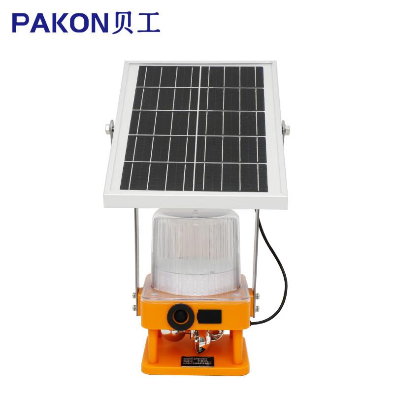 貝工 太陽能聲光警示燈，NPF-4867 高壓電壓無損安裝 紅藍警示 售賣規(guī)格：1個