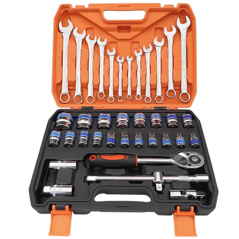 保拉 套筒扳手汽修工具套裝，8507 37件套 售賣規(guī)格：1套